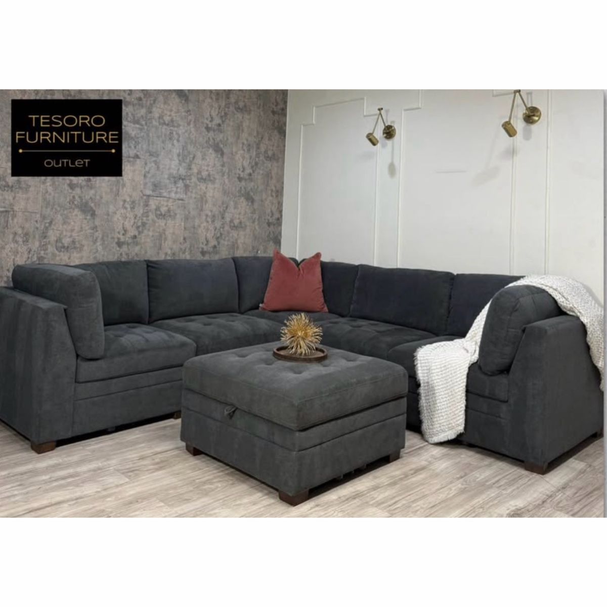 TISDALE MODULAR SECTIONAL WE OFFER DELIVERY