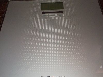 Health O Meter Digital Bathroom Scale Silver Used