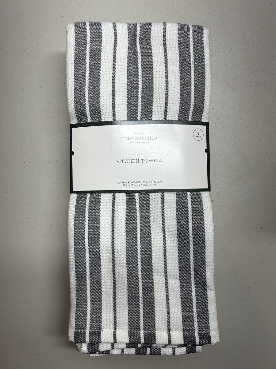 5 Pack Threshold Kitchen Towels
