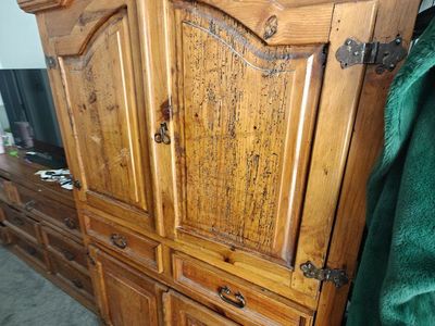 rustic armoire