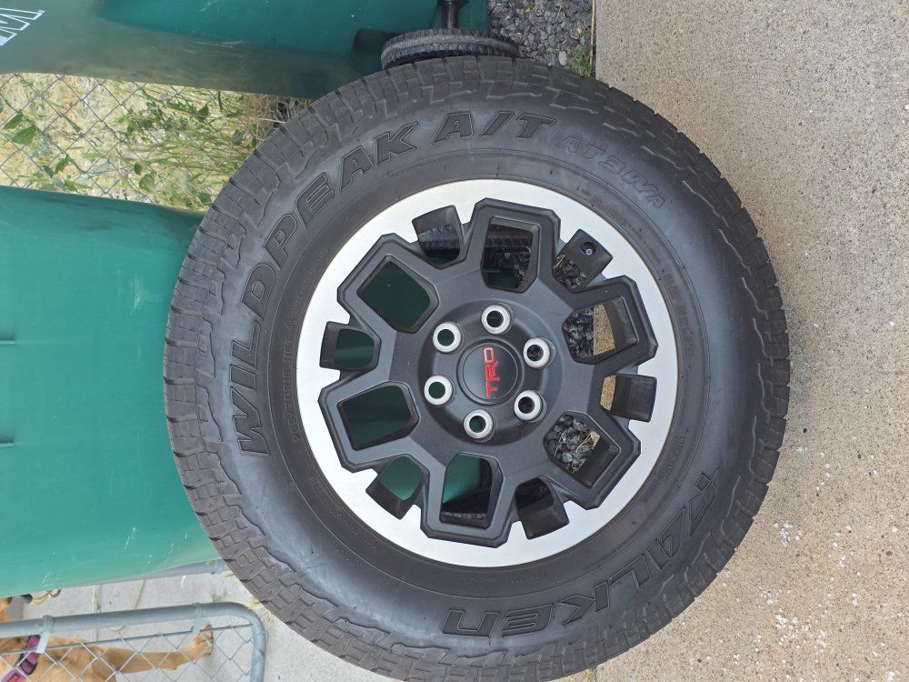 TRD Off-Road wheels with Falken Wildpeak Tires