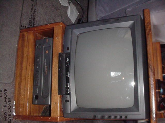 12 volt VCR and 13" TV