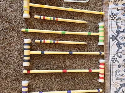 Juegoal 6-Player wooden croquet set