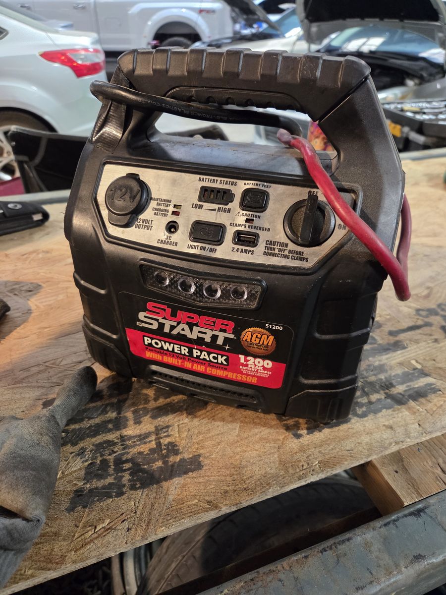 Jump packs and battery chargers 40 each