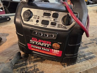 Jump packs and battery chargers 40 each