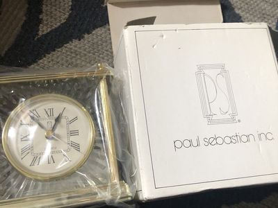 Paul Sebastian Quartz Clock $30 OBO