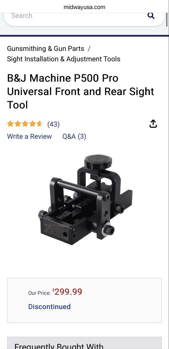 P500 Pro Universal Pistol Sight Tool