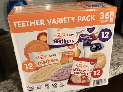 Teether wafers