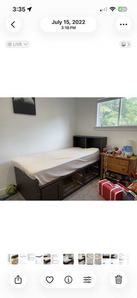 Twin Bed Frame With Drawers