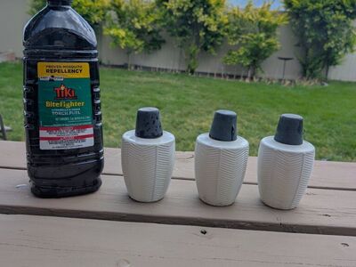 TIKI Tabletop Torches & Mosquito Repellent Fuel