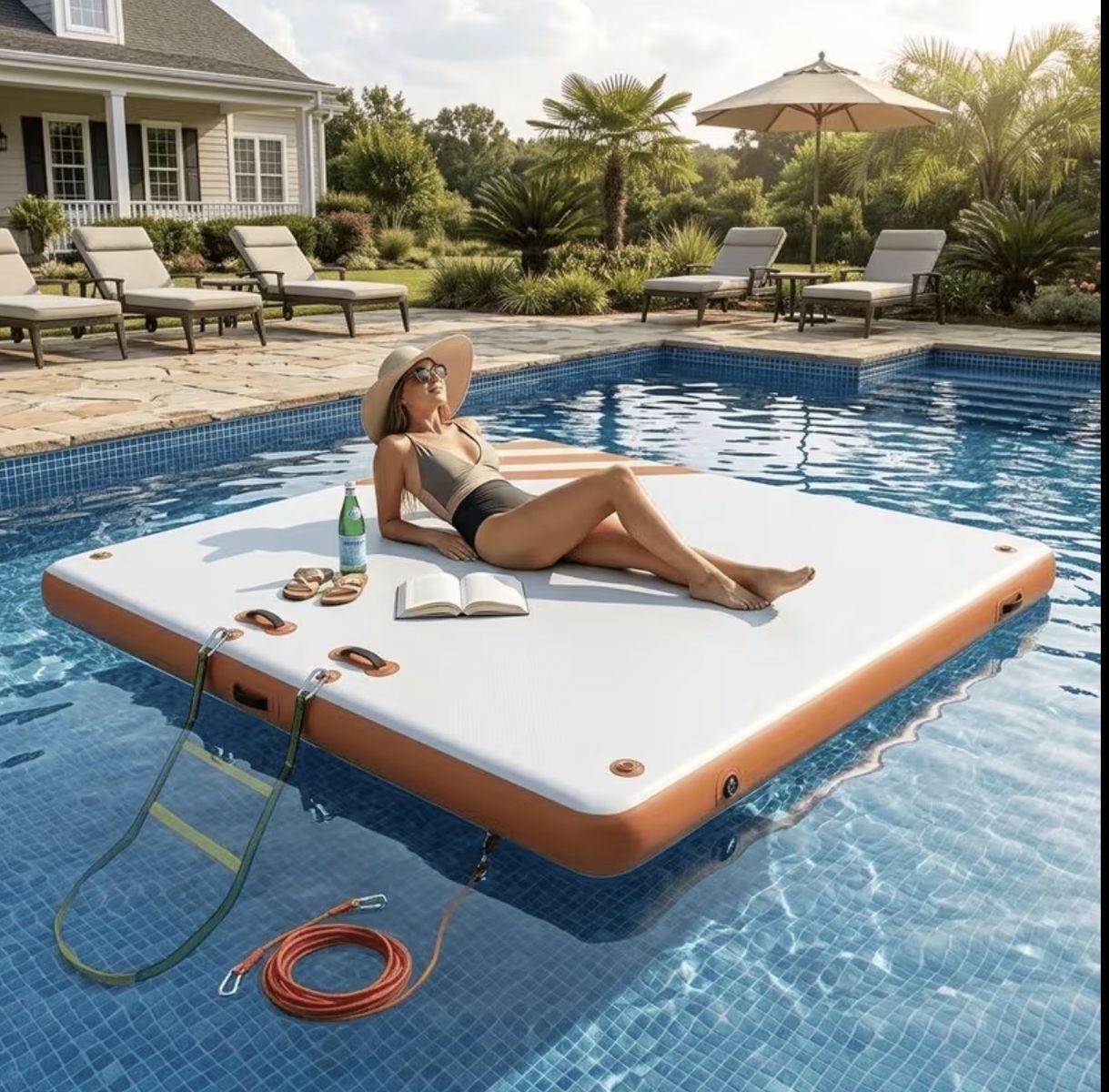 10x6 Floating Dock – Holds 8 Adults or 1,600 lbs