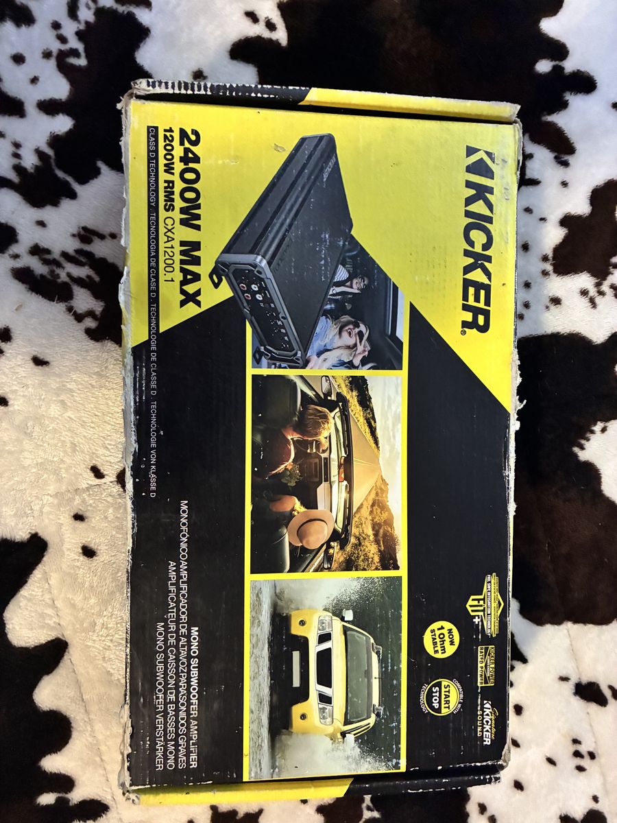 Kicker Car Amplifier 2400 new in box