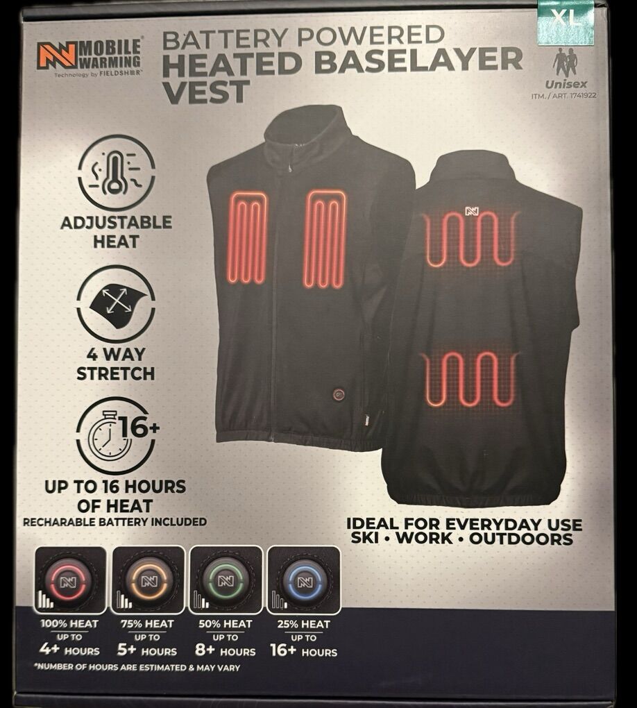 FieldSheer Battery Powered Heated Vest