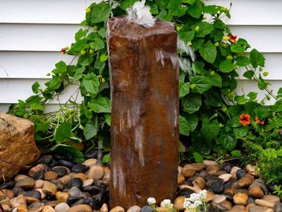 Aquascape Faux Basalt Column Fountain Kit, 24 inch H (61 cm), 78251