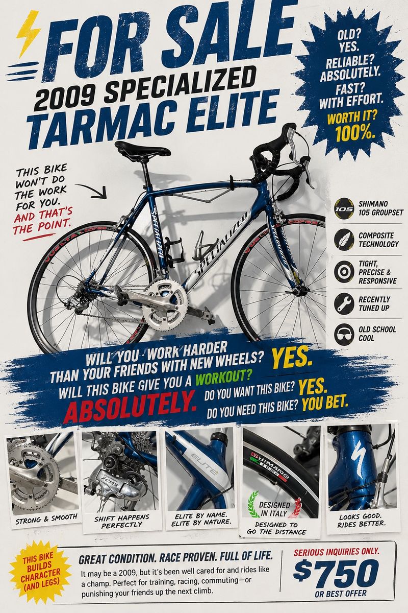 2009 Specialized Tarmac Elite 56 in