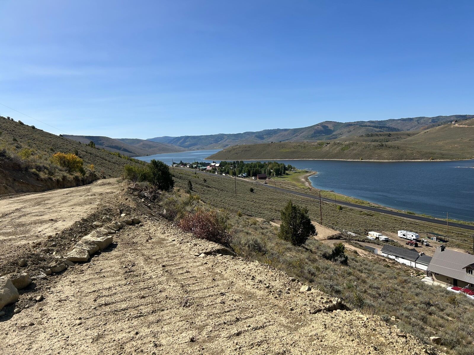 Land overlooking Scofield Reservoir