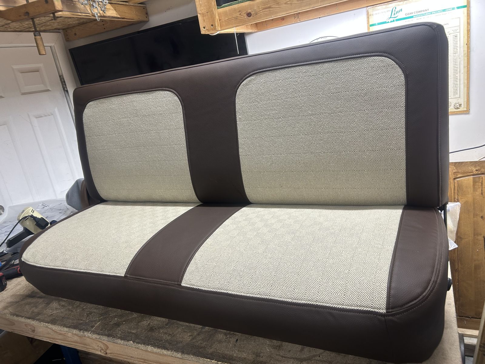 1976 Chev Square Body Bench Seat Cover