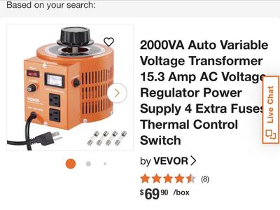 VEVOR Variable Voltage Transformer