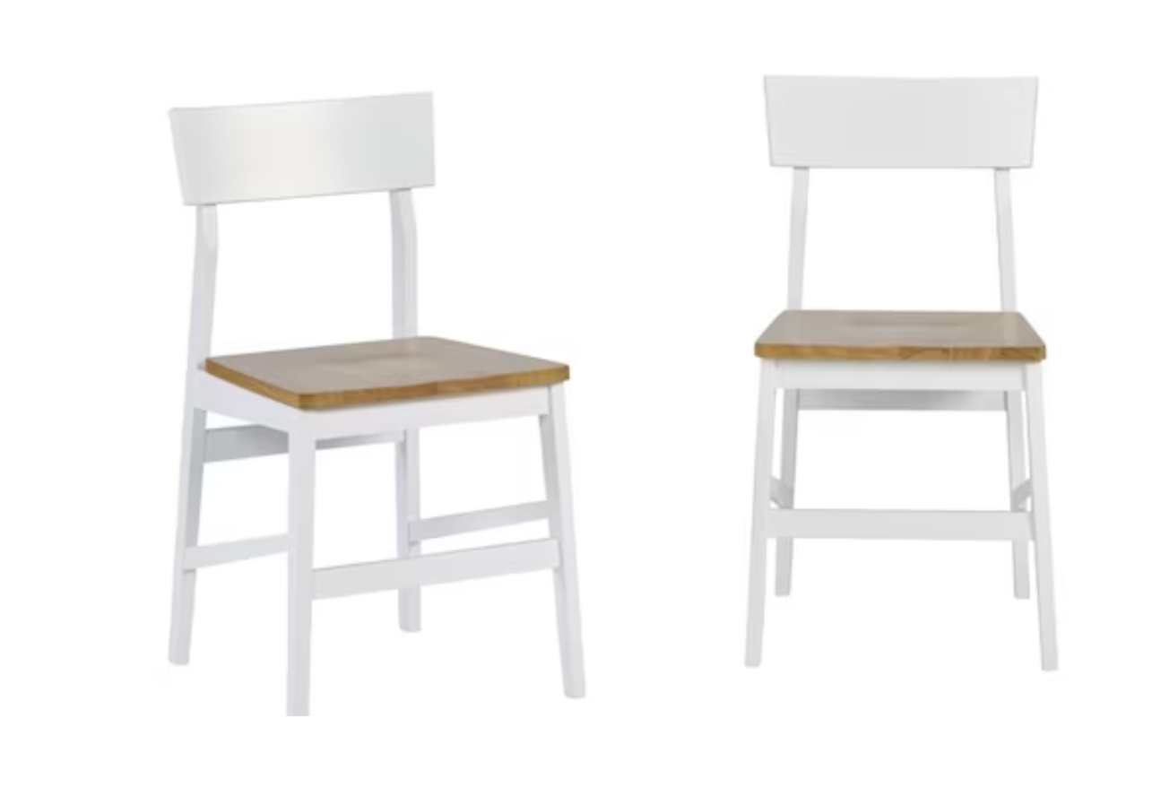 Progressive Furniture Set of 2 Christy Dining Side Chair (Wood Frame)