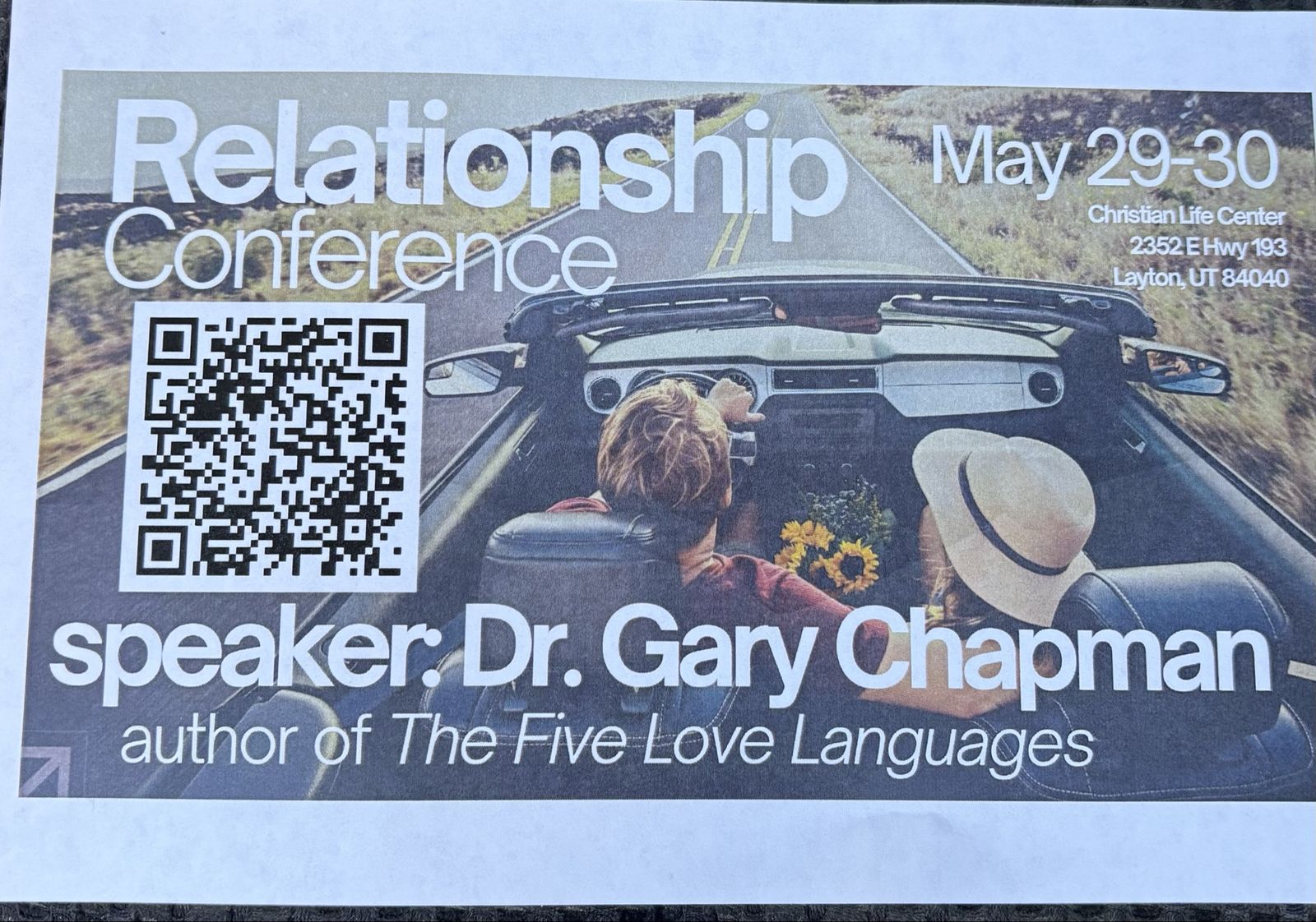 The 5 Love Languages Conference with Dr. Gary Chapman