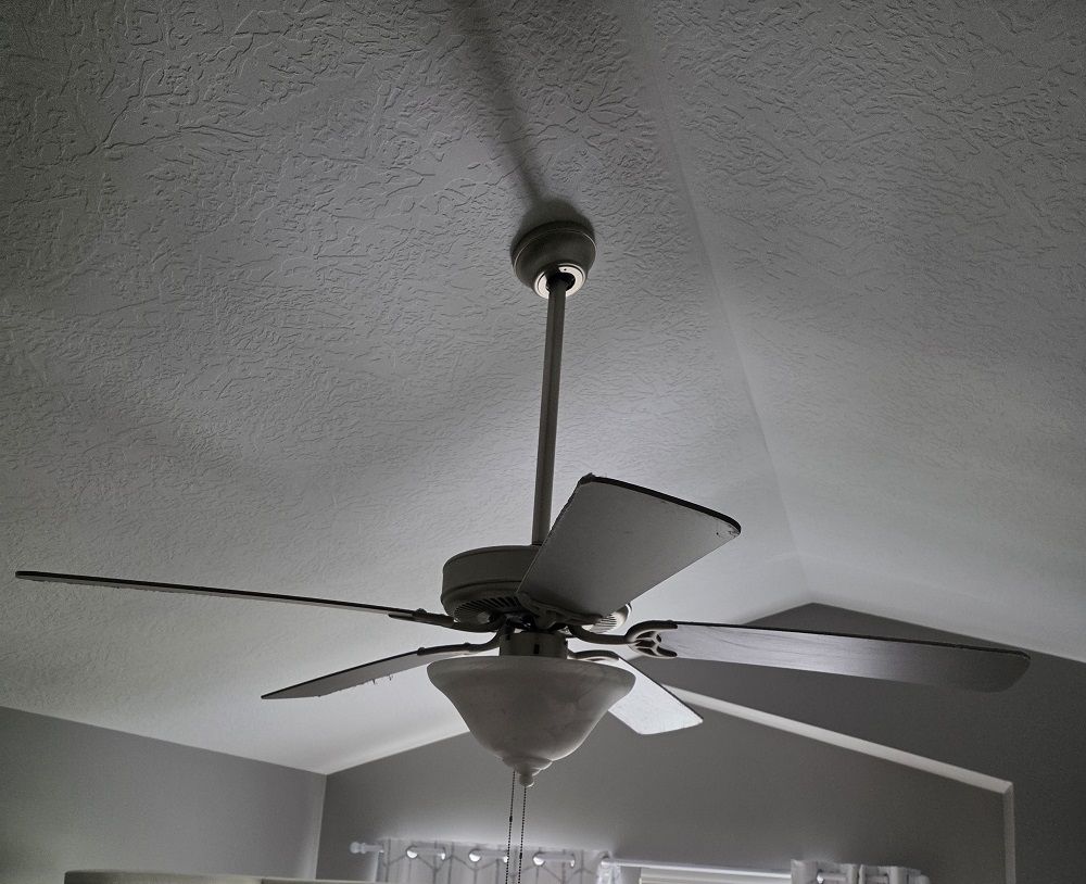 Ceiling fan with light