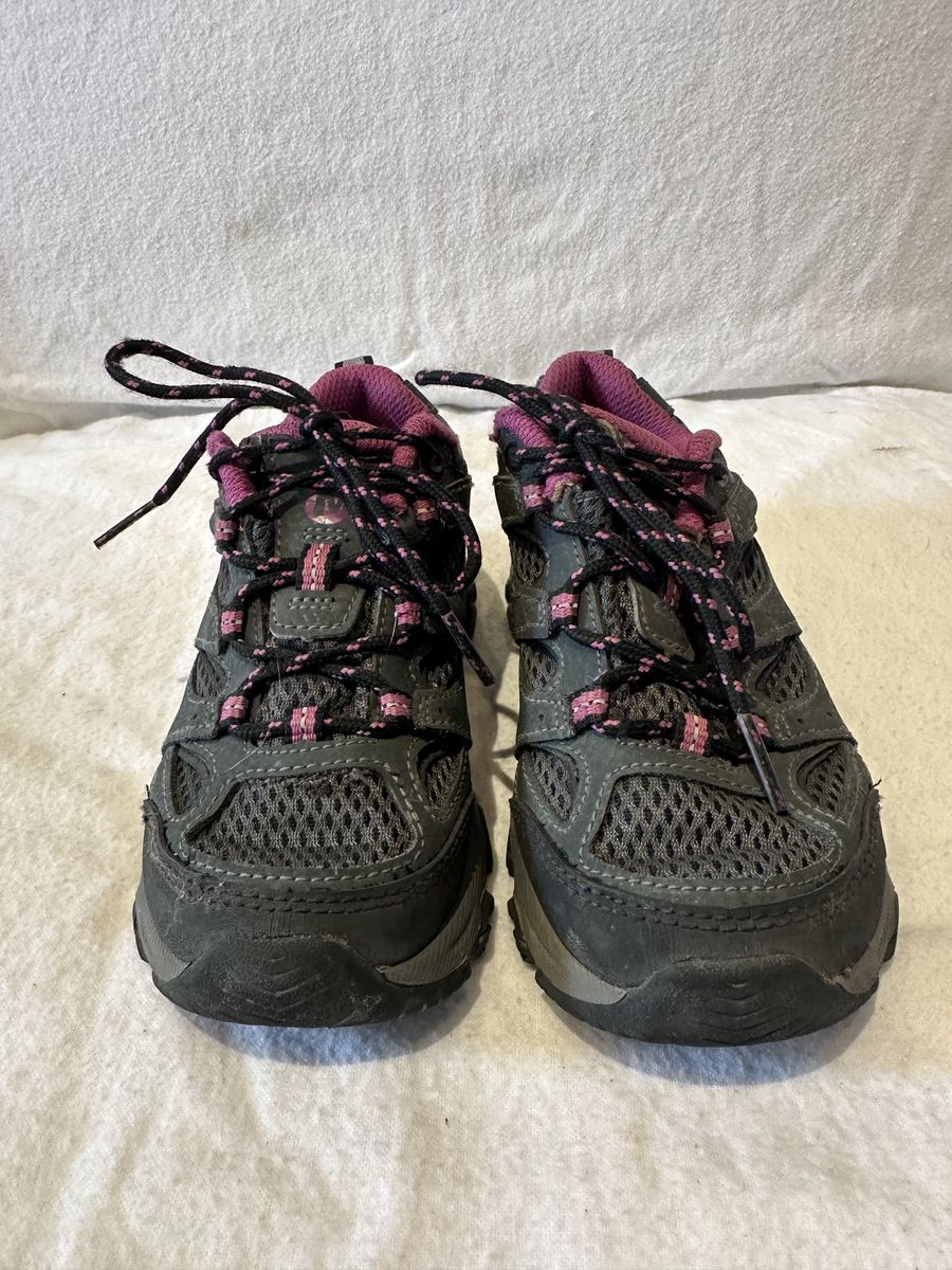 Merrell Toddler Size 11 Gray/Fuchsia, Hiking Shoes