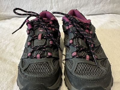 Merrell Toddler Size 11 Gray/Fuchsia, Hiking Shoes