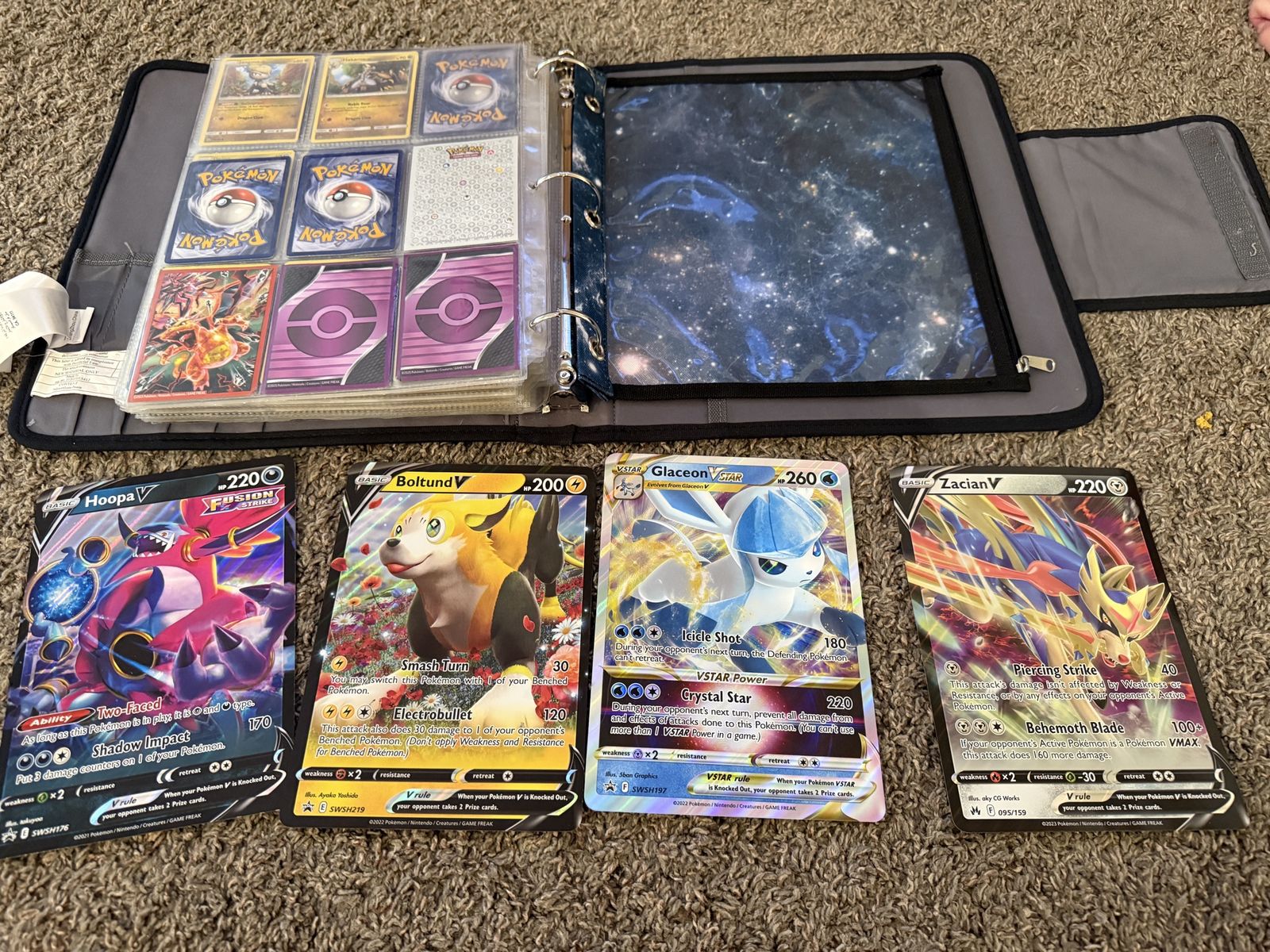 400+ Pokémon cards and coins
