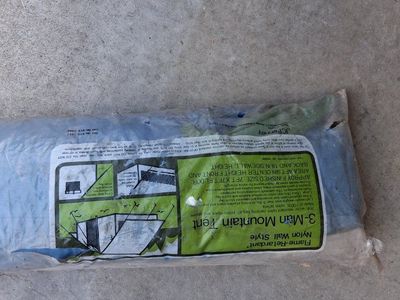 JC Penny Sport 3 Man Camping Tent Good!