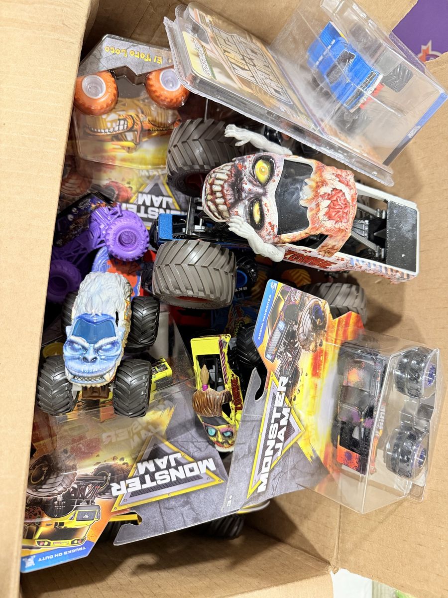 Monster Jam Die-Cast Monster Trucks - El Toro Loco, Zombie, Grave Digger - Assorted Models New In Box