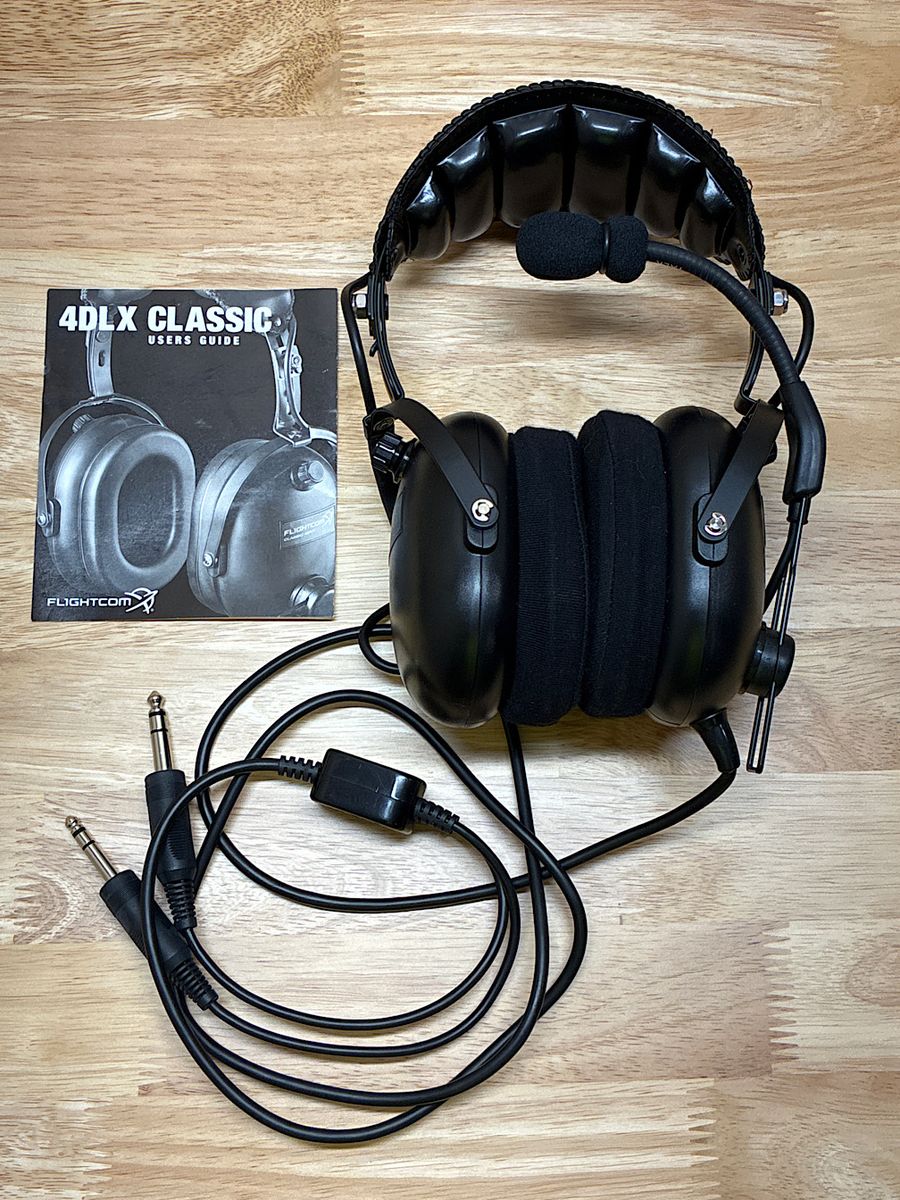 Flightcom 4DLX Classic aviation headset