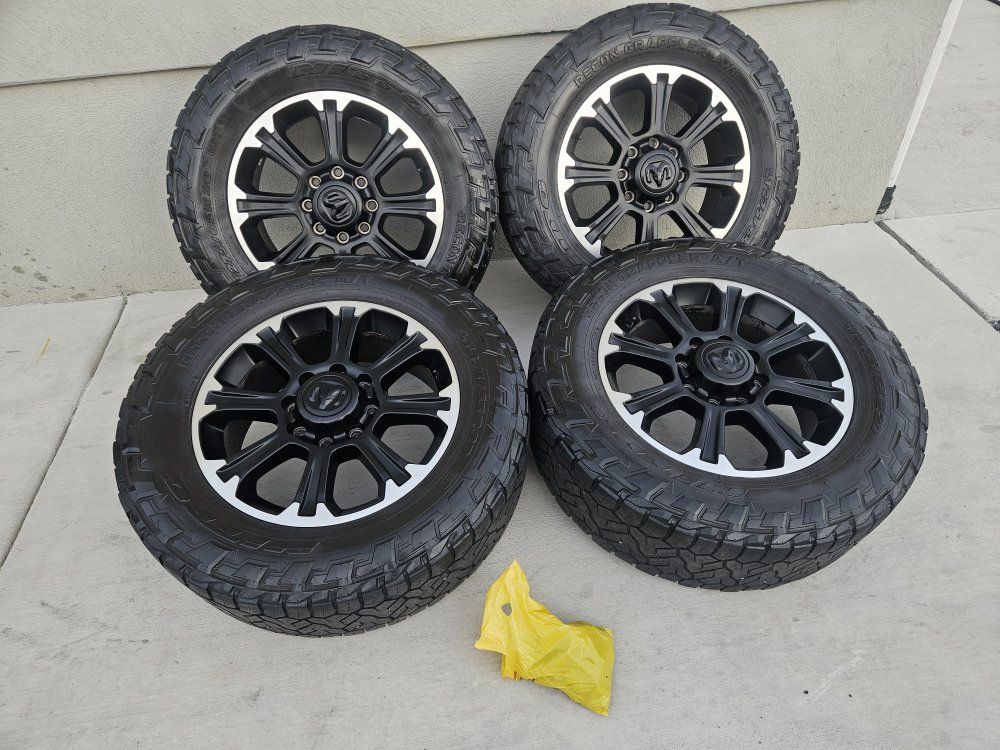 20 inch wheels dodge ram rebel 8x6.5