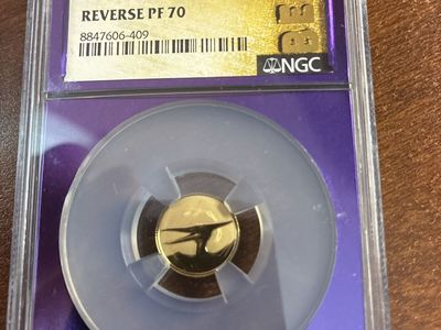1 Gram Gold!! 2026 Niue G$1 Pteranodon Reverse PF 70 NGC Graded Gold Coin