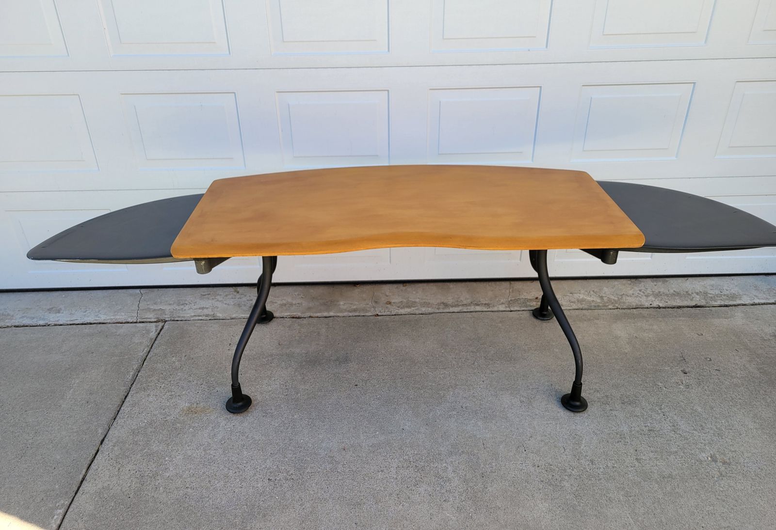 Vintage Mid Century Herman Miller Kiva Retractable Winged Table/Desk