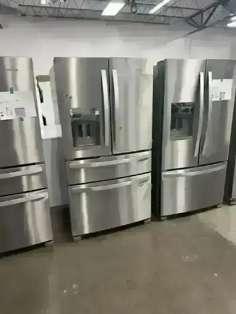 NEW WHIRLPOOL 4 DOOR STAINLESS FRENCH DOOR