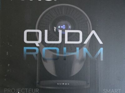 Veho QUDA Rohn PJ-1 Smart Digital Projector - Full HD 1080p & 4K Support, Wi-Fi 6, Built-in Android TV