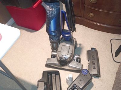Kirby Avalir 2 Upright Vacuum Cleaner with Attachments Bag & Carpet Shampoo System