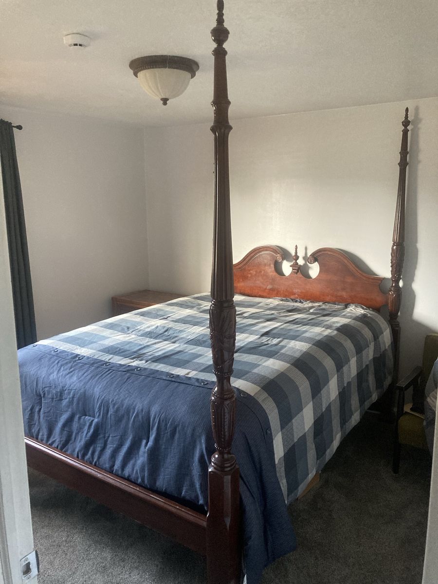 Cherry wood rice bed