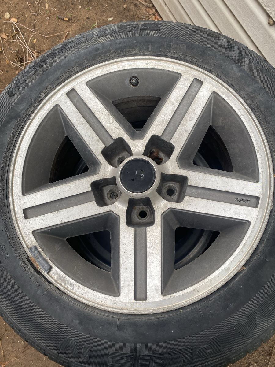 Used 5-Spoke Wheel and Tire
