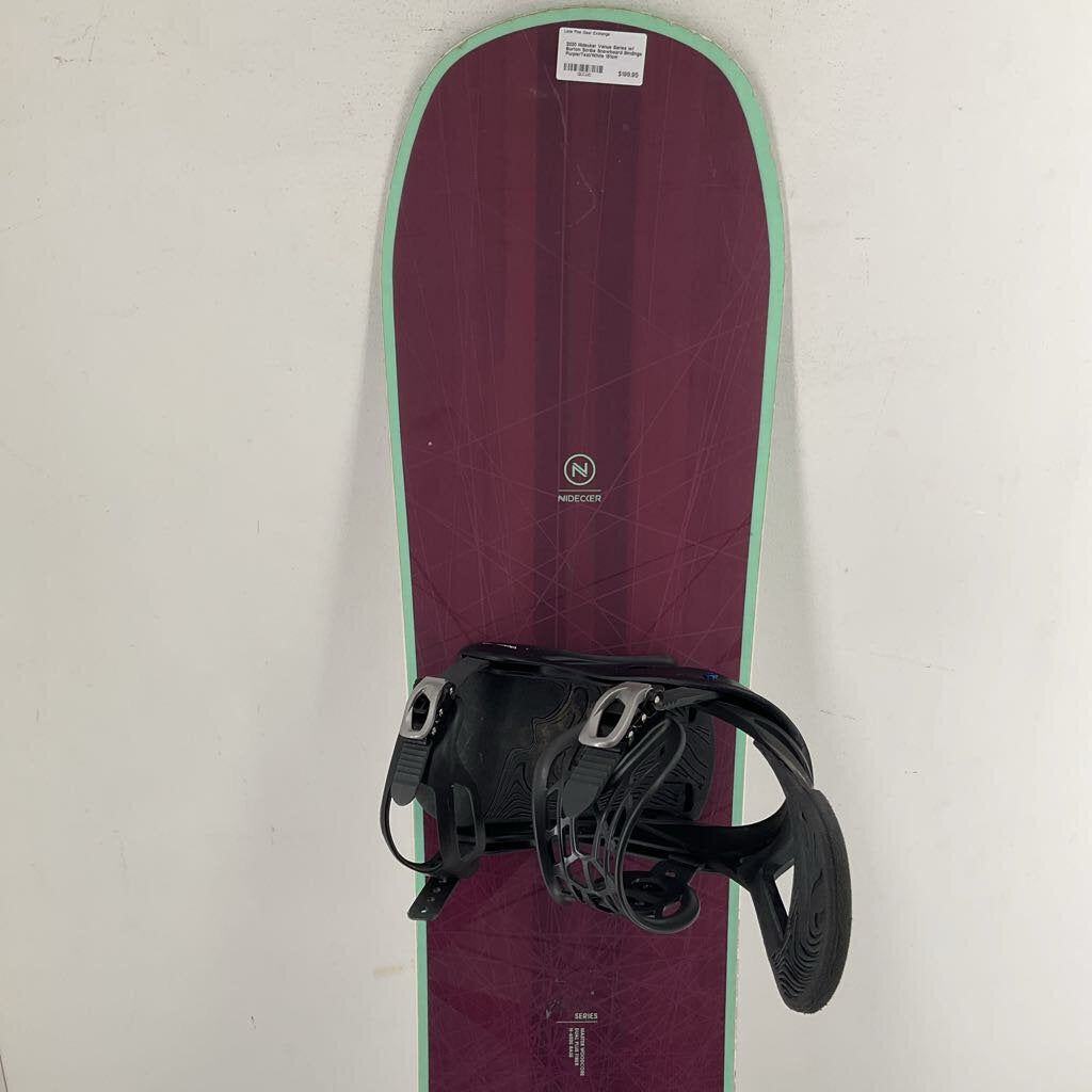 2020 Nidecker Venus Series w/ Burton Scribe Snowboard Bindings