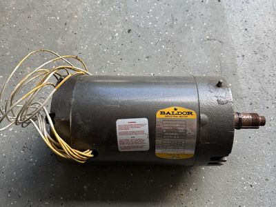 Baldor 2 HP 1725 RPM Single Phase Electric Motor 145TC - Tested Works - Sandy UT