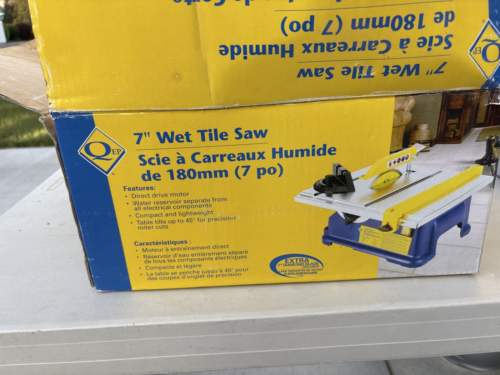 7” Wet Tile Saw