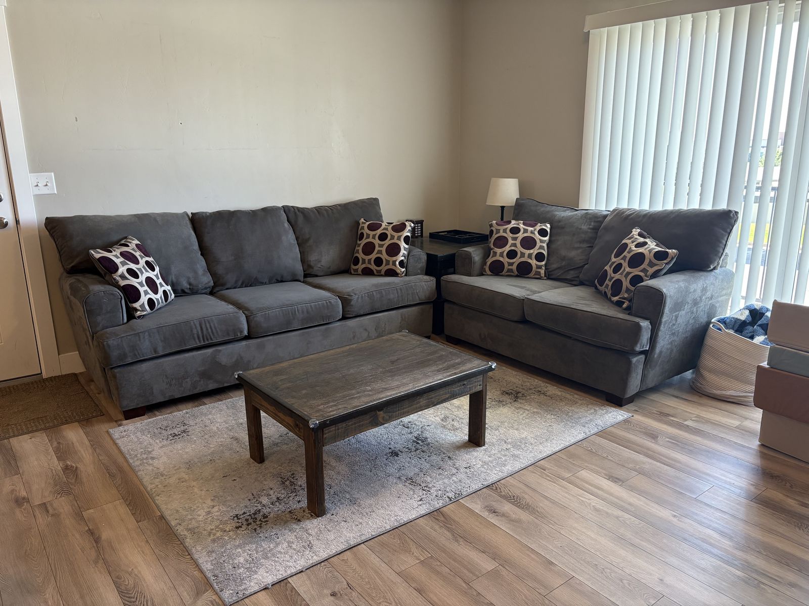 Couch and loveseat