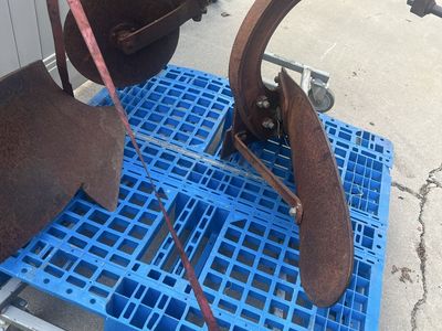 Two bottom plow
