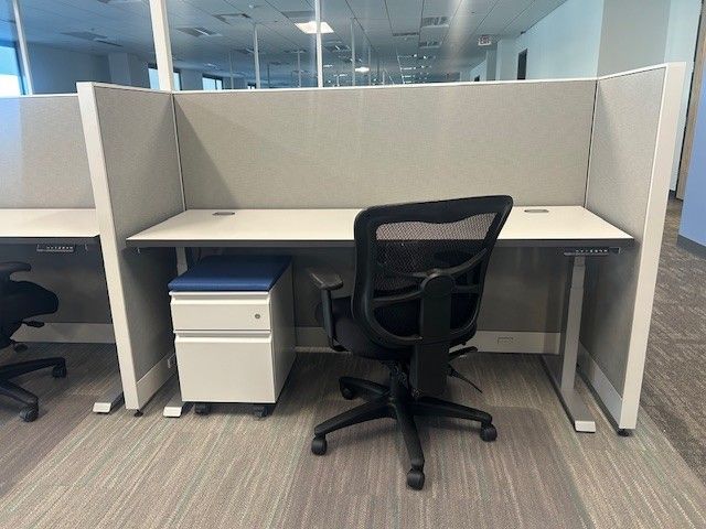 6' Sit Stand Telemarketing Cubicle