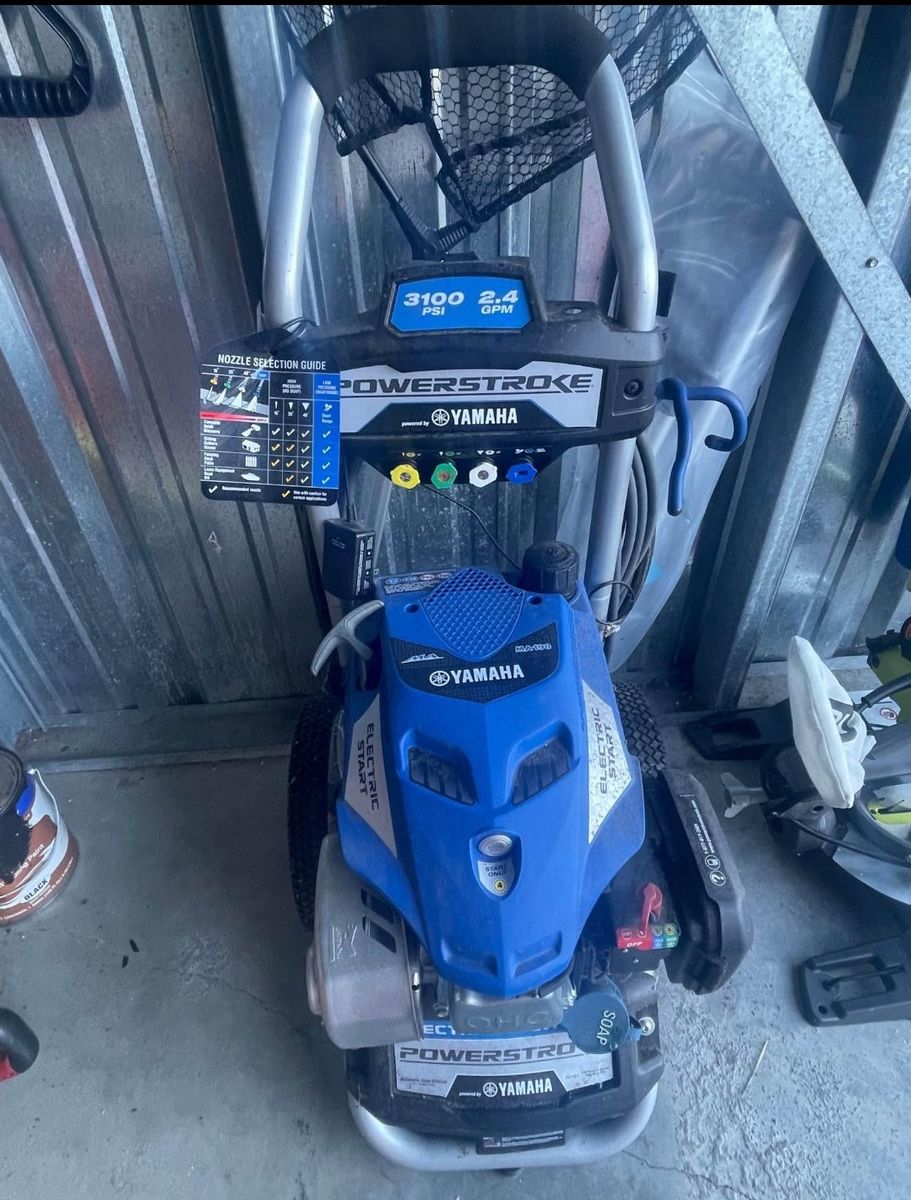 PowerStroke 3100 PSI 2.4 GPM Electric Start Pressure Washer Yamaha Engine