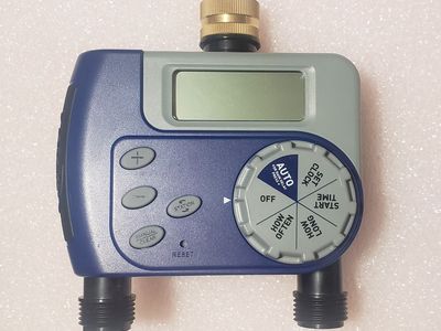 Orbit 27133 Two-Outlet Programmable Digital Timer For Faucet-Hose Sprinkler Watering with Brass Connector - New