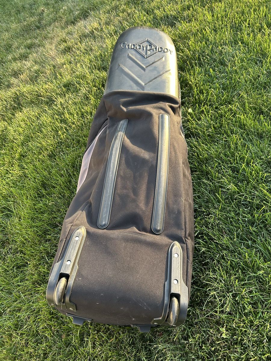 Caddy Daddy - Golf Bag Travel Case with roller wheels.