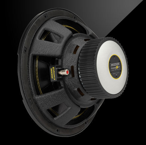 Kicker CompC 12 inch subwoofer in Skar Audio enclosure + Soundstream amp