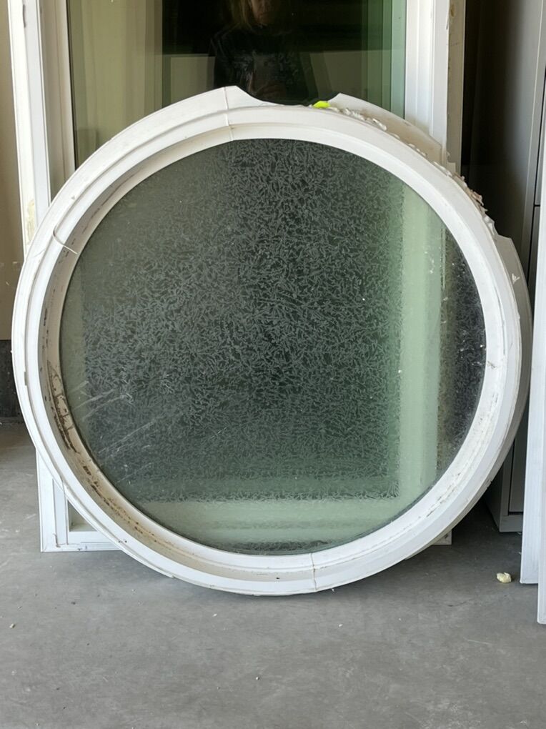 3' Round Privacy Glass Low-E Window